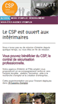 Mobile Screenshot of csp.faftt.fr