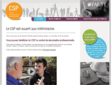 Tablet Screenshot of csp.faftt.fr